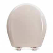 Bemis 200SLOWT (Shell) Premium Plastic Soft-Close Round Toilet Seat Bemis